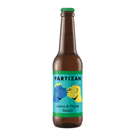 Bottle of Partizan Lemon Thyme Saison